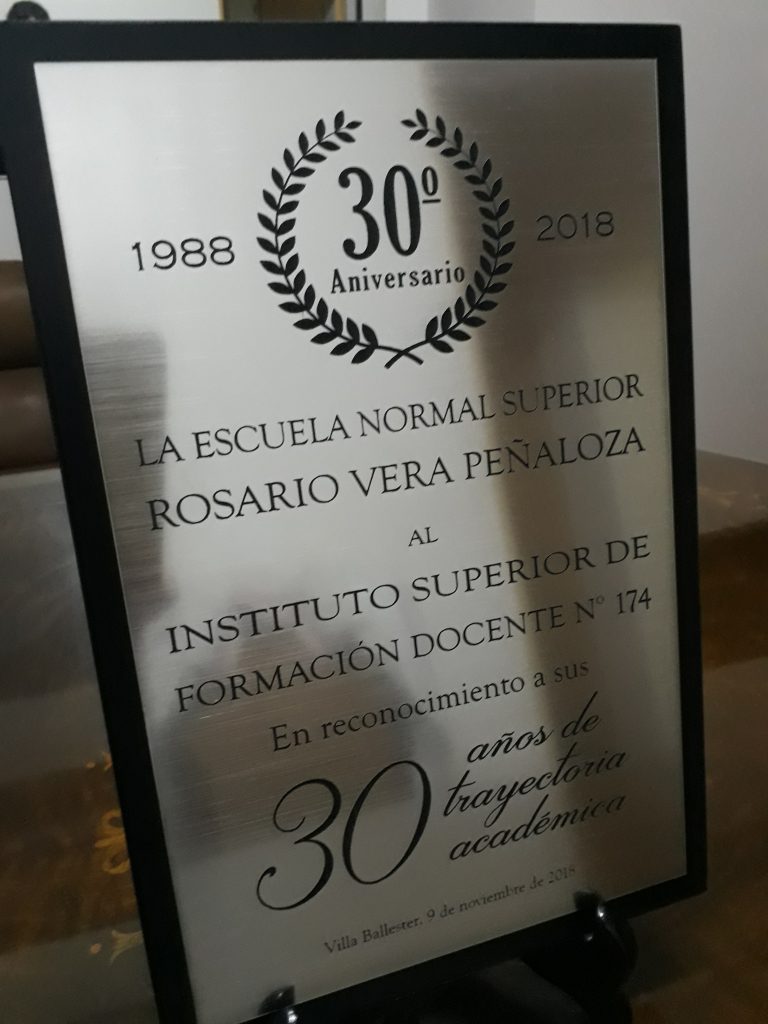 Placa Reconocimiento – Grabolaser